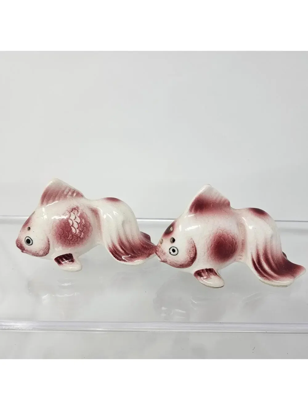 Vintage 1950's Koi Fish Salt and Pepper Shakers Made in Japan Mid Century Modern
